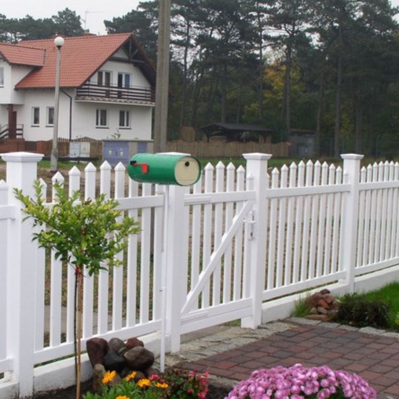 PVC Skagen enkeltlge 100x120cm - bue opad og brede stave