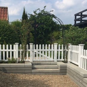 PVC Skagen enkeltlge 100x80cm - brede stave (RESTSALG)