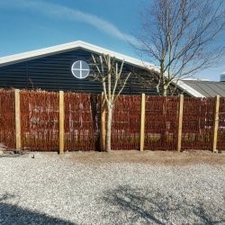 Pileflethegn kraftig model Vojens inkl. trstolper og tilbehr - Guldklasse