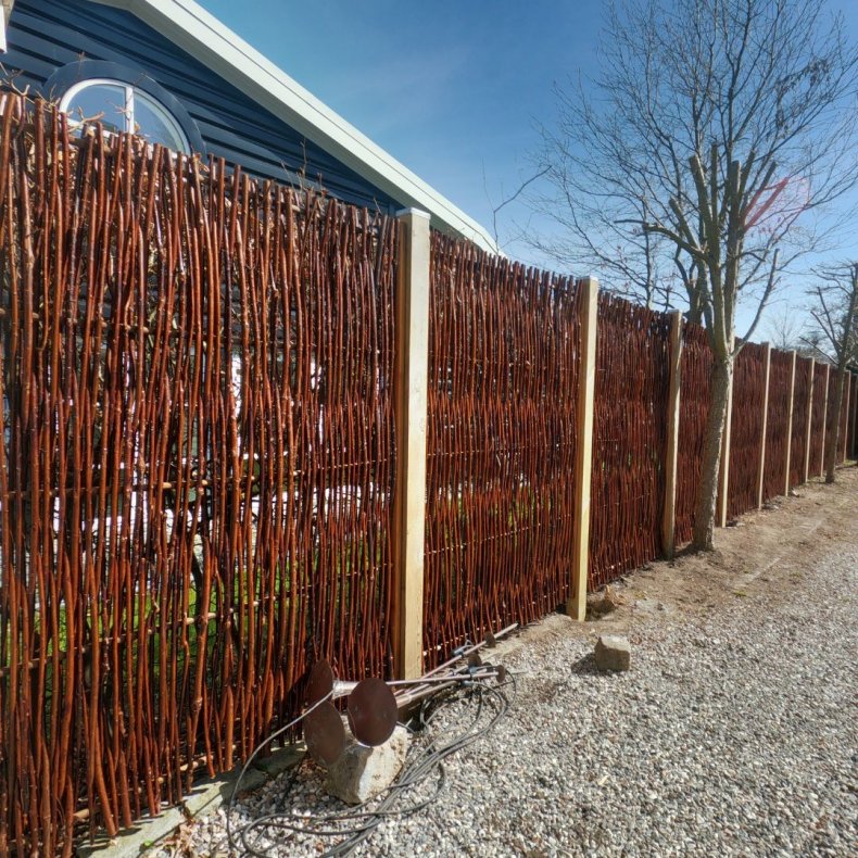 Kraftigt pileflethegn 120x180cm - model Vojens