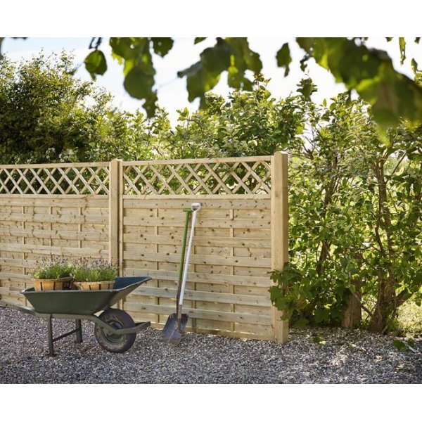 Bergen lamelhegn med espalier 180x165cm (BxH)
