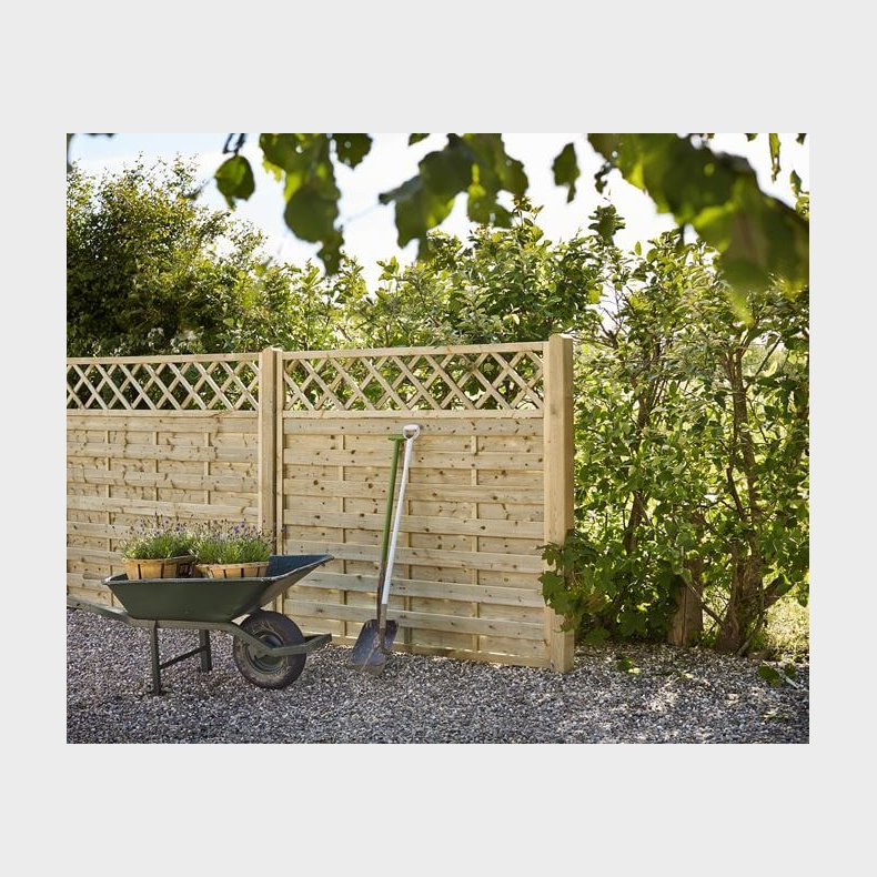 Lamelhegn med espalier 180x165cm - model PLUS Bergen