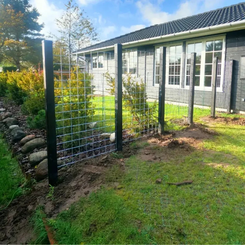 Galvaniseret rionet hegn 90x180cm - model Billund