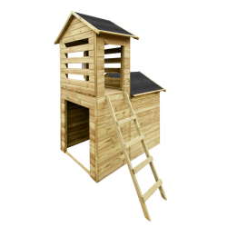 Roberto trlegehus  et solidt trnhus til leg, udsigt og eventyr