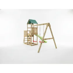 MaxPlay 3,1 leget�rn med to gynges�der, rutsjebane og klatrev�g