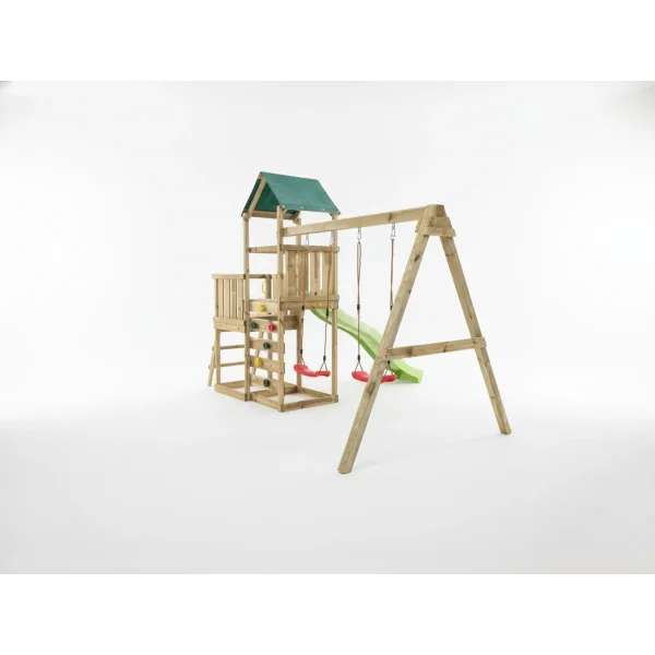 MaxPlay 3,1 leget�rn med to gynges�der, rutsjebane og klatrev�g