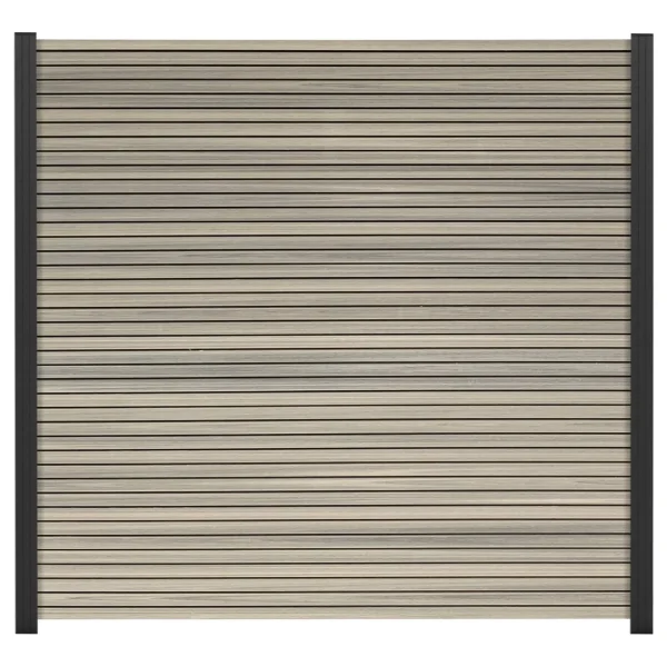 Slvklasse: Samos komposithegn med alu stolper i antracit og tilbehr