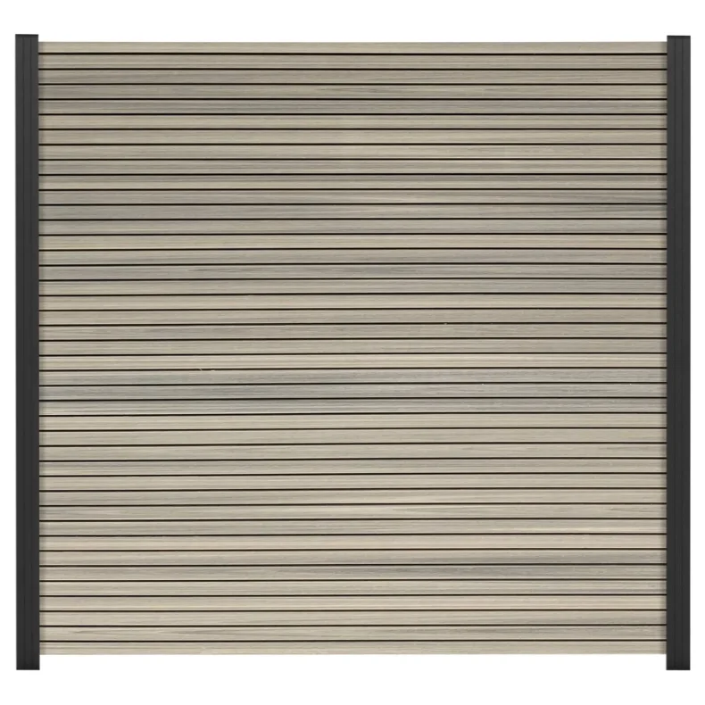 Samos komposithegn med alu stolper i antracit - Slvklasse