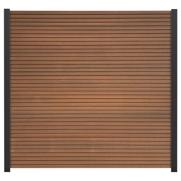 Slvklasse: Samos komposithegn med alu stolper i antracit og tilbehr