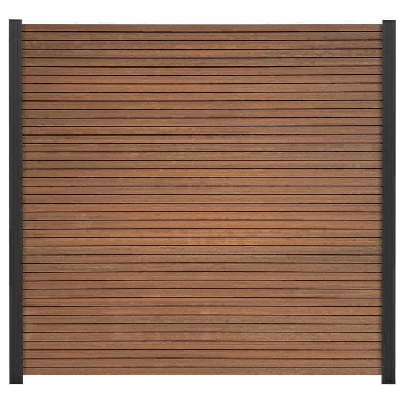 Samos komposithegn med alu stolper i antracit - Slvklasse