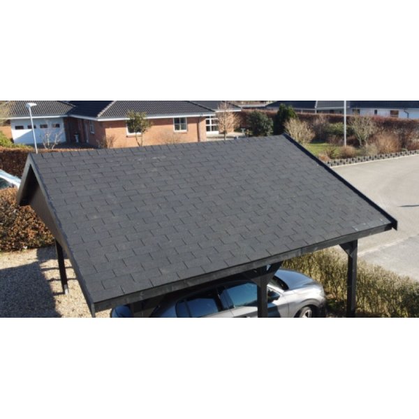 Tagpap shingles p 3m2 i sort 