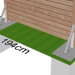 Stormanker pulverlakeret antracit 5x30x50cm (BxDxH)