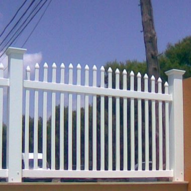 PVC skagen hegn smal bue opad