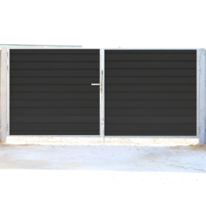 Stockholm dobbeltlge m. ls inkl. stolper 300x182cm (BxH)