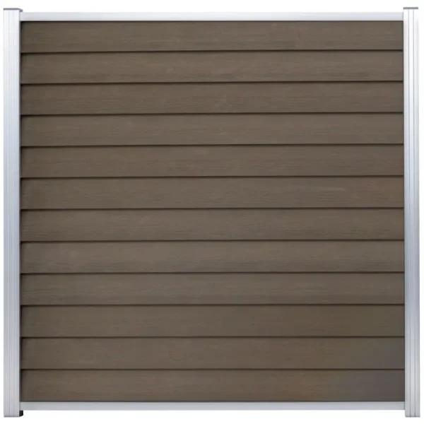 Stockholm komposithegn med aluminiumsstolper - Slvklasse