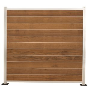 Thermo Limba systemhegn med alustolper - Platinklasse