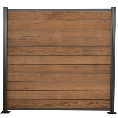 Systemhegn inkl. alustolper og tilbehør