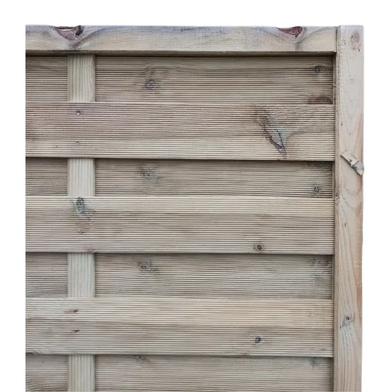 Lamelhegn med trstolper - model Toftlund