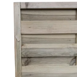 Lamelhegn model Toftlund inkl. træstolper og tilbehør