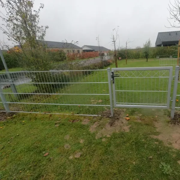 Viby 2D panelhegn 250x95 cm &#150; galvaniseret og ekstremt holdbart