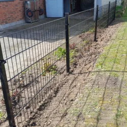 2D Panelhegn Viby inkl. metalstolper og tilbehr - Slvklasse