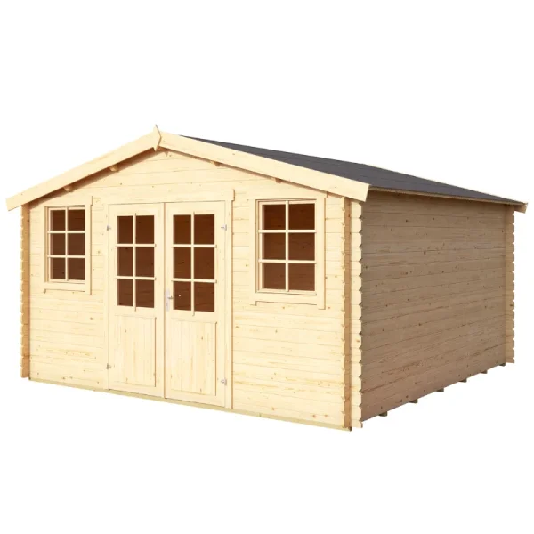 Wien klassisk bjlkehytte med 28mm bjlker