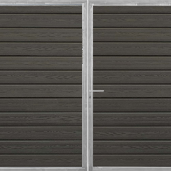 Alaska dobbeltlge m. ls inkl. stolper 300x182cm (BxH)
