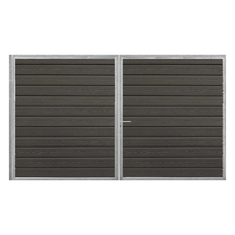 Alaska dobbeltlge m. ls inkl. stolper 300x182cm (BxH)