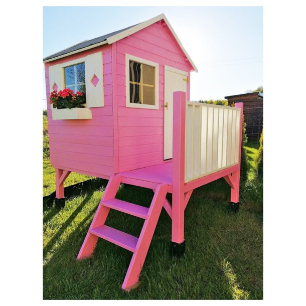 Alfred legehus p stolper  tryg leg for de mindste