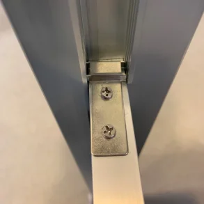 Beslag st til startprofil i aluminium til komposithegn alufarve