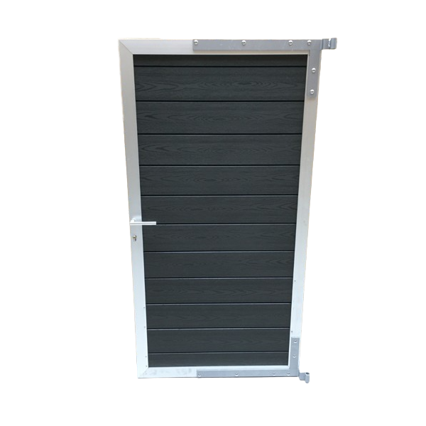 Nice kompositlåge i alu inkl. beslag og stolper 90cm i bredden x den valgte højde