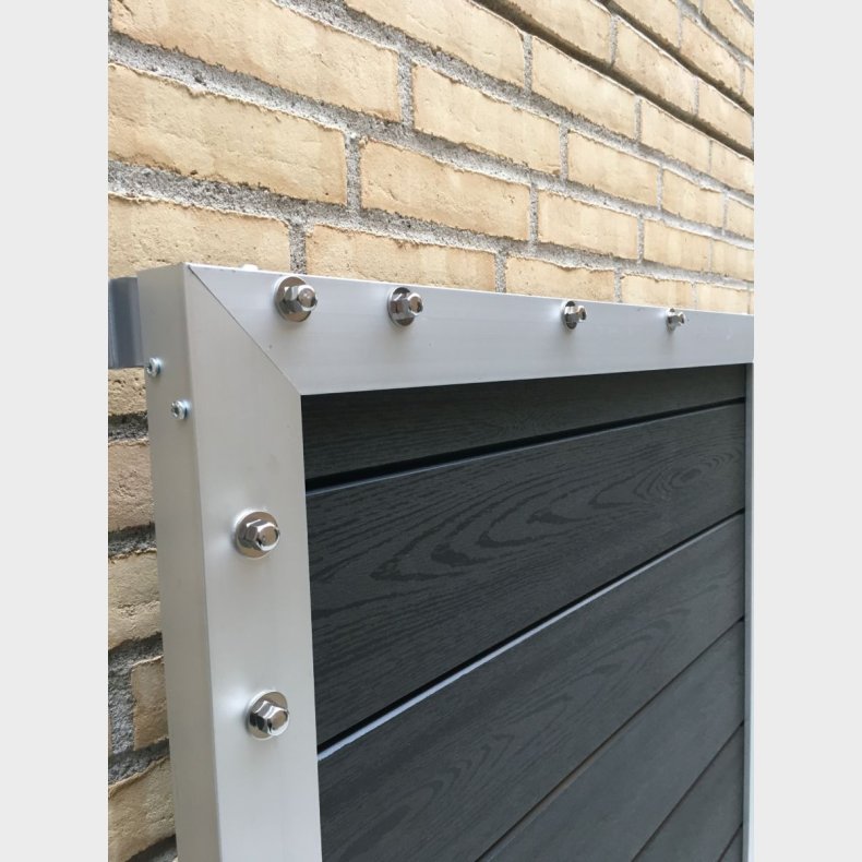 Thermo Limba lge i alu inkl. beslag og stolper 90x90cm (BxH)