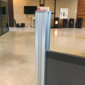 Aluminiums sideliste der passer til alustolpe i hjde 270cm