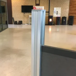 Aluminiums sideliste der passer til alustolpe i h�jde 270cm