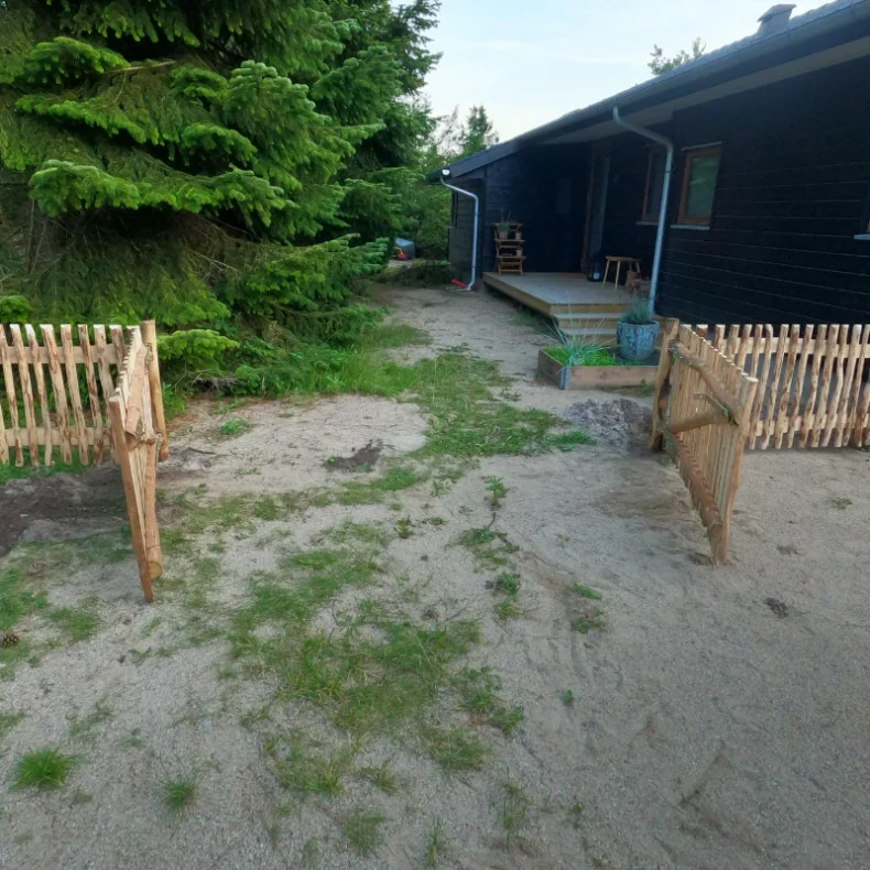 Arden dobbeltlge i hasselnd 300x80cm (BxH)