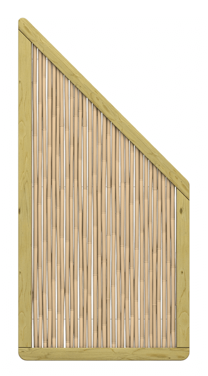opnåelige lag sikkerhed Bambus hegn med ramme 90x180/90cm (BxH) - Bambushegn - jmkiil.dk
