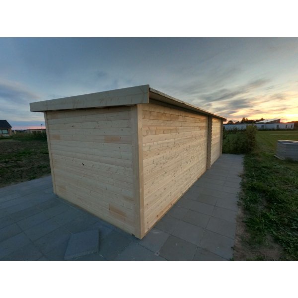 Bastrup model 5 i ubehandlet p 8,8m2 + 4m udhng