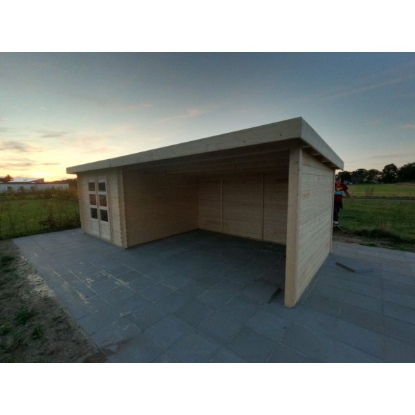 Bastrup model 5 i ubehandlet p 8,8m2 + 4m udhng