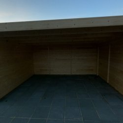 Bastrup model 5 i ubehandlet p 8,8m2 + 4m udhng