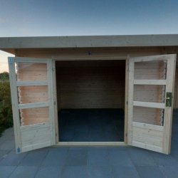 Bastrup model 5 i ubehandlet p 8,8m2 + 4m udhng