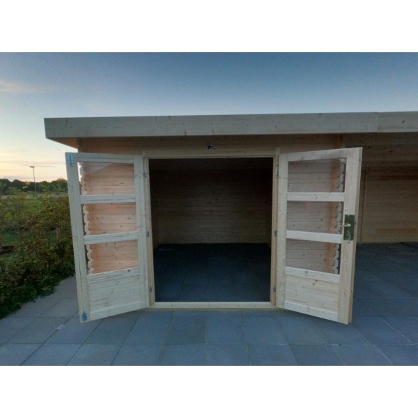 Bastrup model 5 i ubehandlet p 8,8m2 + 4m udhng