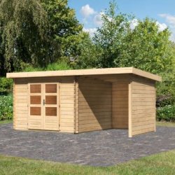 Bastrup model 5 i ubehandlet p 8,8m2 + 2m udhng