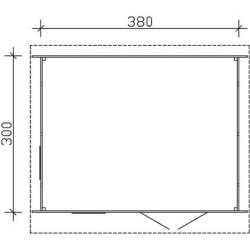 Bastrup havehus i skifergr p 11,4m2