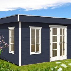 Bastrup havehus i skifergr p 11,4m2