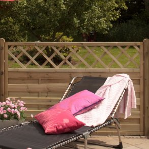 Lamelhegn med espalier 180x120cm - model PLUS Bergen