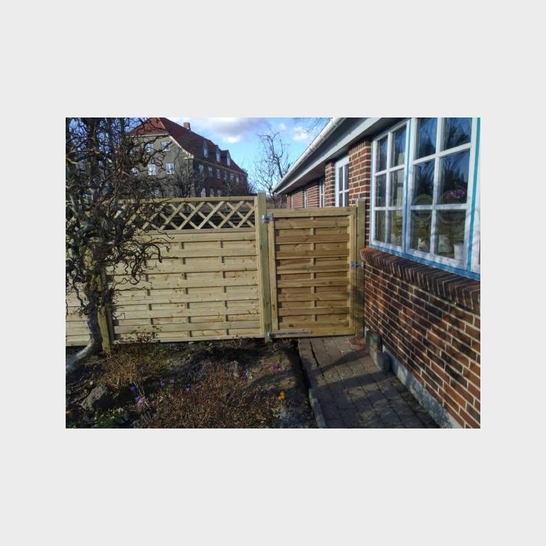 Lamelhegn med espalier 180x180cm - model PLUS Bergen