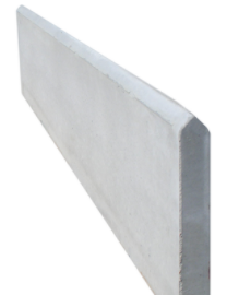 Hegnsplade i beton 4x30x250cm