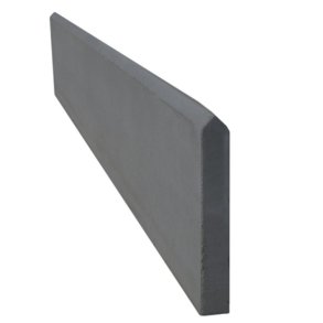 Hegnsplade i beton 4x30x180 cm - Antracitfarvet beton