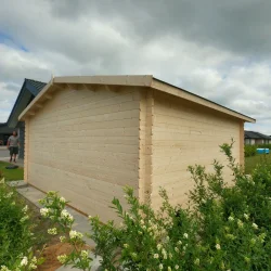 Birkerd havehus i ubehandlet tr p 18,2m2