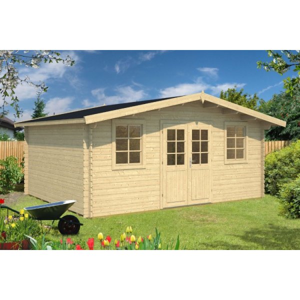 Birkerd havehus i ubehandlet tr p 18,2m2